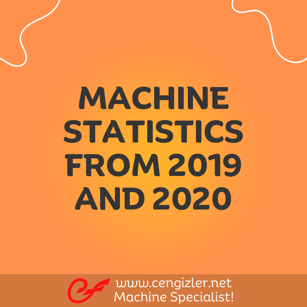 1 MACHINE STATISTICS FROM 2019 AND 2020